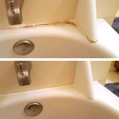 Bathroom Tub Tile Before & After